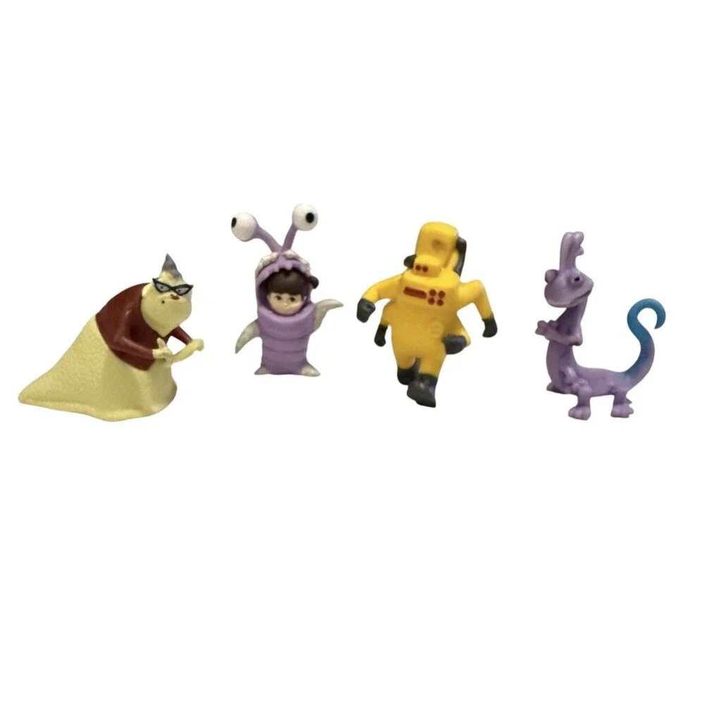 Disney Pixar Monsters Inc Mini 1.5” Figure Lot Boo Roz Randall CDA